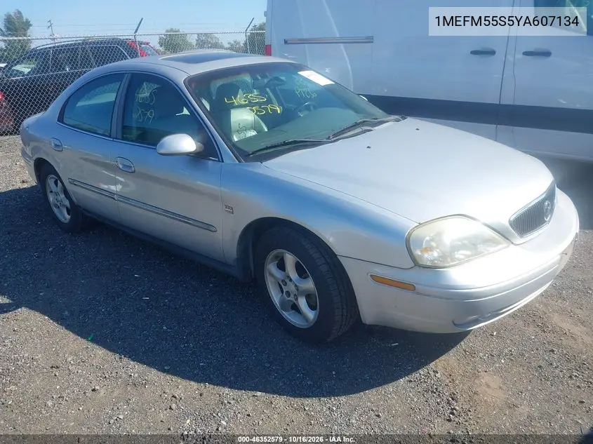 MERCURY SABLE 2000, VIN 1MEFM55S5YA607134