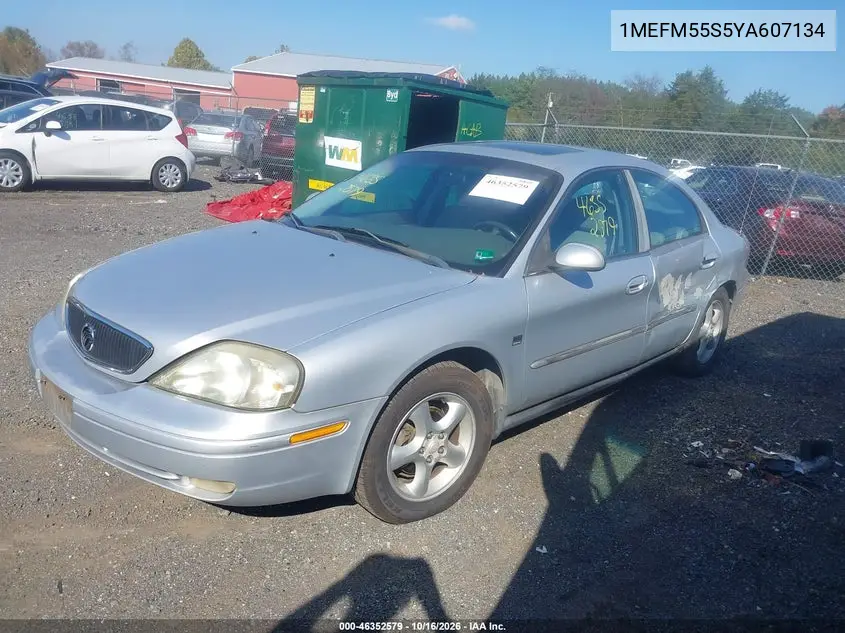 2000 MERCURY SABLE VIN 1MEFM55S5YA607134 — фото 2