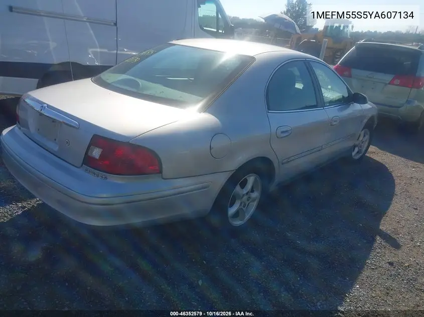 2000 MERCURY SABLE VIN 1MEFM55S5YA607134 — фото 4