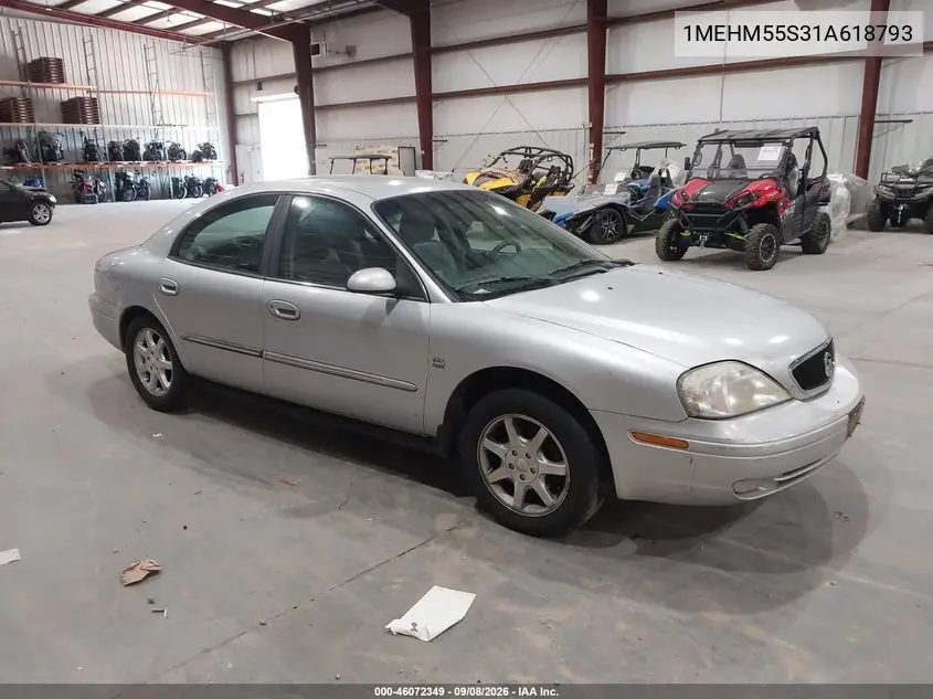 MERCURY SABLE 2001, VIN 1MEHM55S31A618793