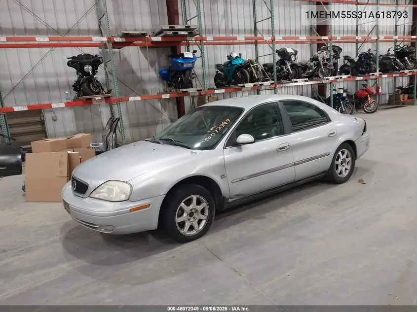 2001 MERCURY SABLE VIN 1MEHM55S31A618793 — фото 2