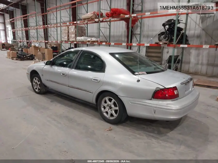 2001 MERCURY SABLE VIN 1MEHM55S31A618793 — фото 3