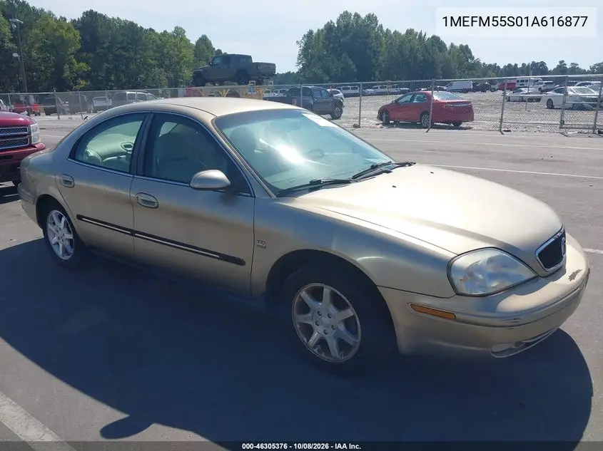MERCURY SABLE 2001, VIN 1MEFM55S01A616877