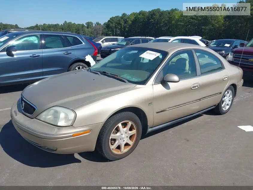 2001 MERCURY SABLE VIN 1MEFM55S01A616877 — фото 2