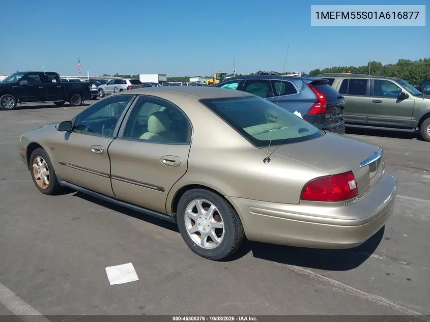 2001 MERCURY SABLE VIN 1MEFM55S01A616877 — фото 3