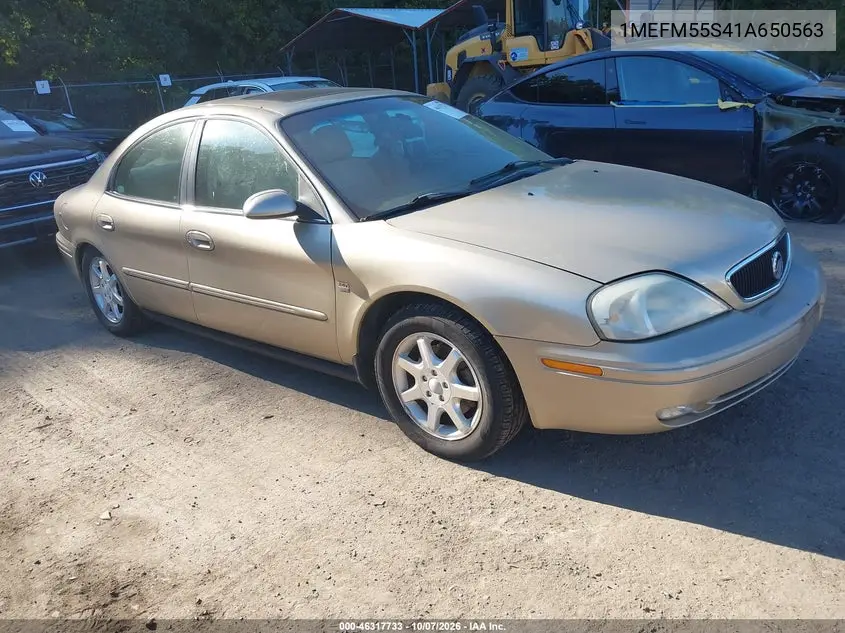 MERCURY SABLE 2001, VIN 1MEFM55S41A650563