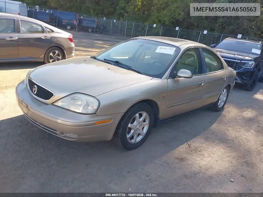 2001 MERCURY SABLE VIN 1MEFM55S41A650563 — фото 2