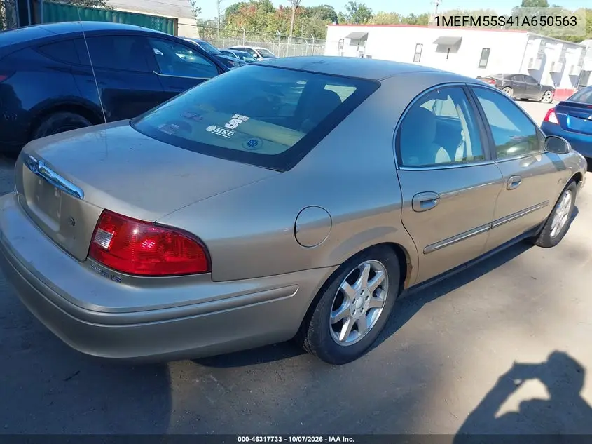 2001 MERCURY SABLE VIN 1MEFM55S41A650563 — фото 4