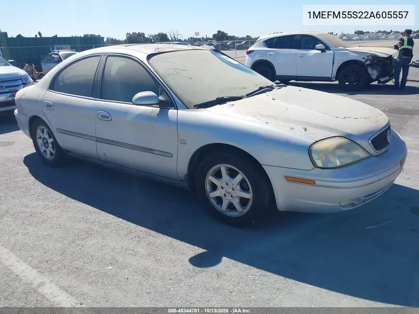 MERCURY SABLE 2002, VIN 1MEFM55S22A605557
