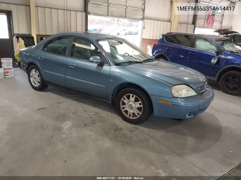 MERCURY SABLE 2005, VIN 1MEFM55S35A614417