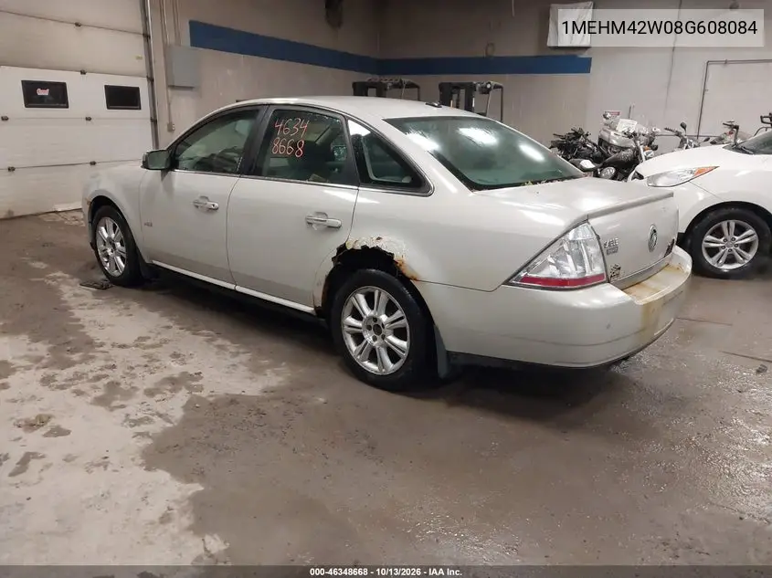 2008 MERCURY SABLE VIN 1MEHM42W08G608084 — фото 3