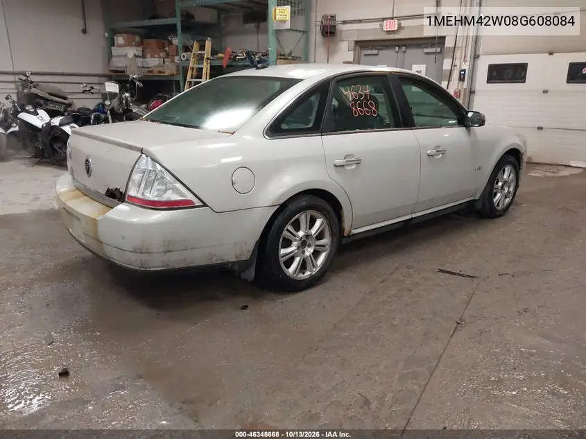 2008 MERCURY SABLE VIN 1MEHM42W08G608084 — фото 4