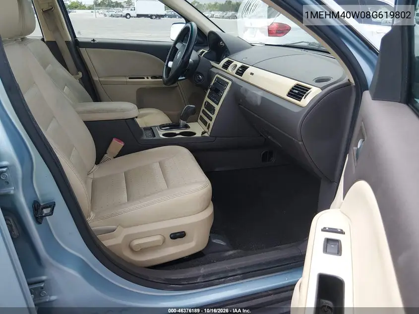 2008 MERCURY SABLE VIN 1MEHM40W08G619802 — фото 5