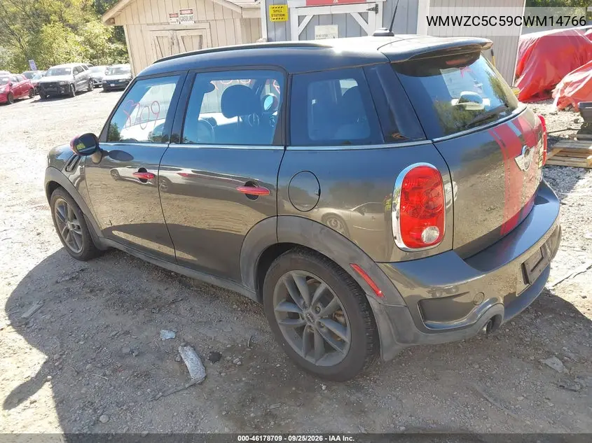 2012 MINI COUNTRYMAN VIN WMWZC5C59CWM14766 — фото 3