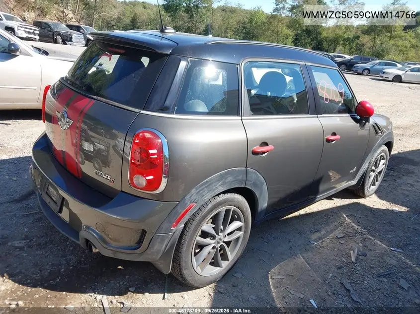 2012 MINI COUNTRYMAN VIN WMWZC5C59CWM14766 — фото 4
