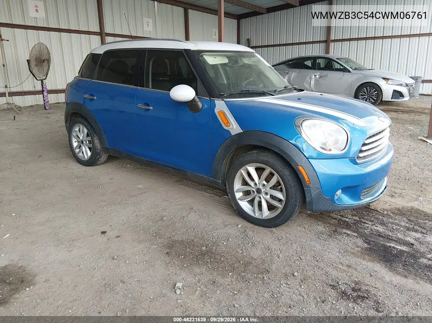 MINI COUNTRYMAN 2012, VIN WMWZB3C54CWM06761