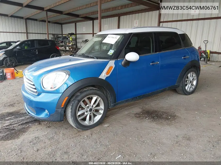2012 MINI COUNTRYMAN VIN WMWZB3C54CWM06761 — фото 2