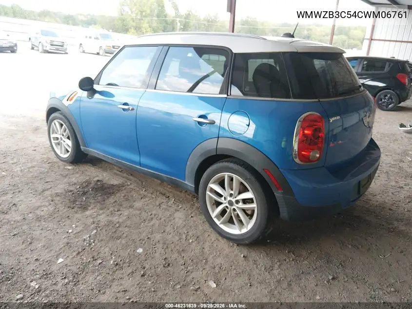 2012 MINI COUNTRYMAN VIN WMWZB3C54CWM06761 — фото 3