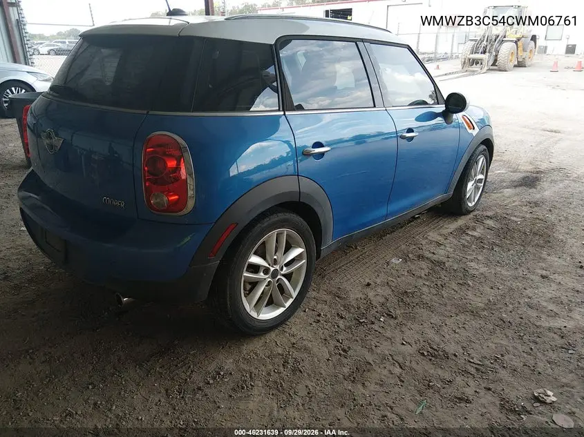 2012 MINI COUNTRYMAN VIN WMWZB3C54CWM06761 — фото 4
