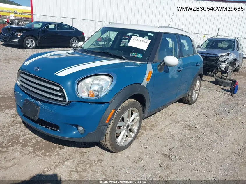 2012 MINI COUNTRYMAN VIN WMWZB3C54CWM29635 — фото 2