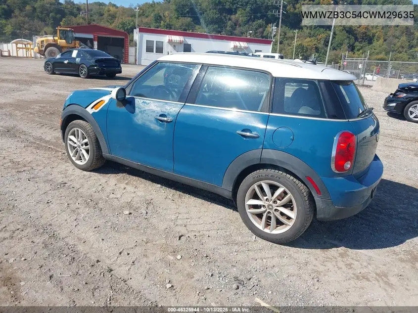 2012 MINI COUNTRYMAN VIN WMWZB3C54CWM29635 — фото 3