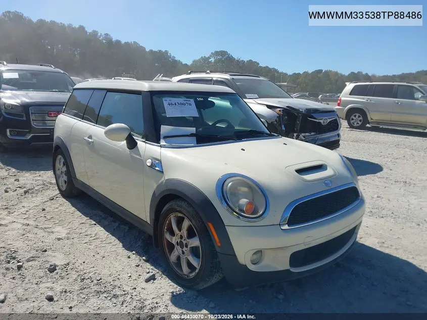 MINI CLUBMAN 2008, VIN WMWMM33538TP88486