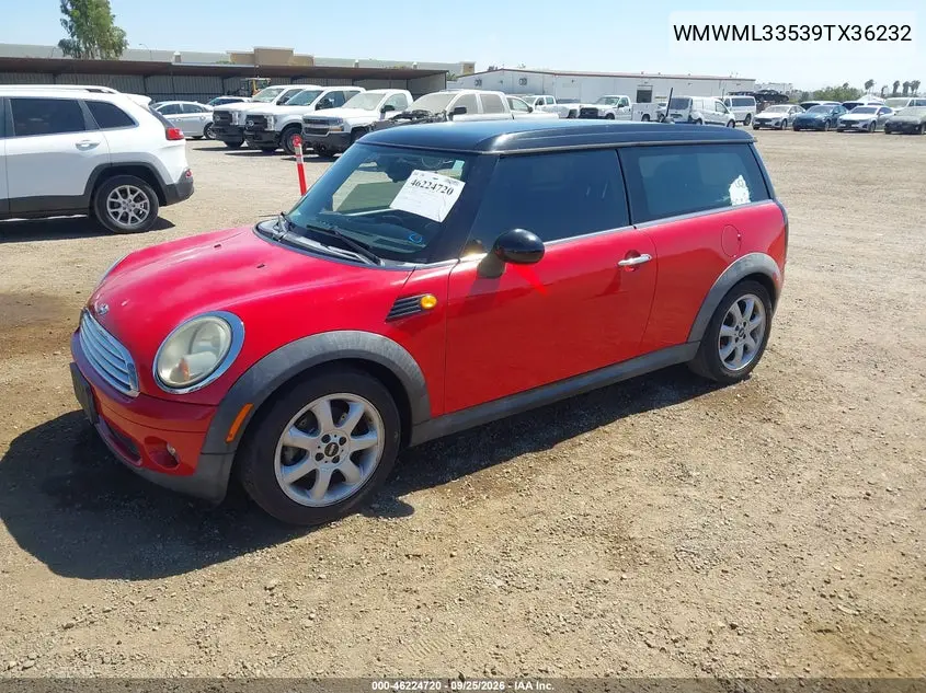 2009 MINI CLUBMAN VIN WMWML33539TX36232 — фото 2