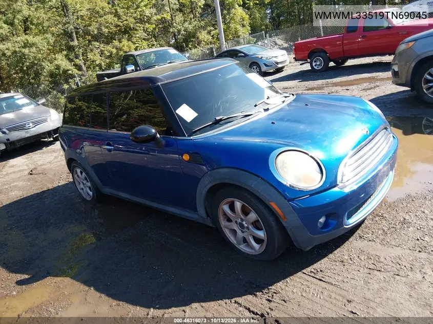 MINI CLUBMAN 2009, VIN WMWML33519TN69045