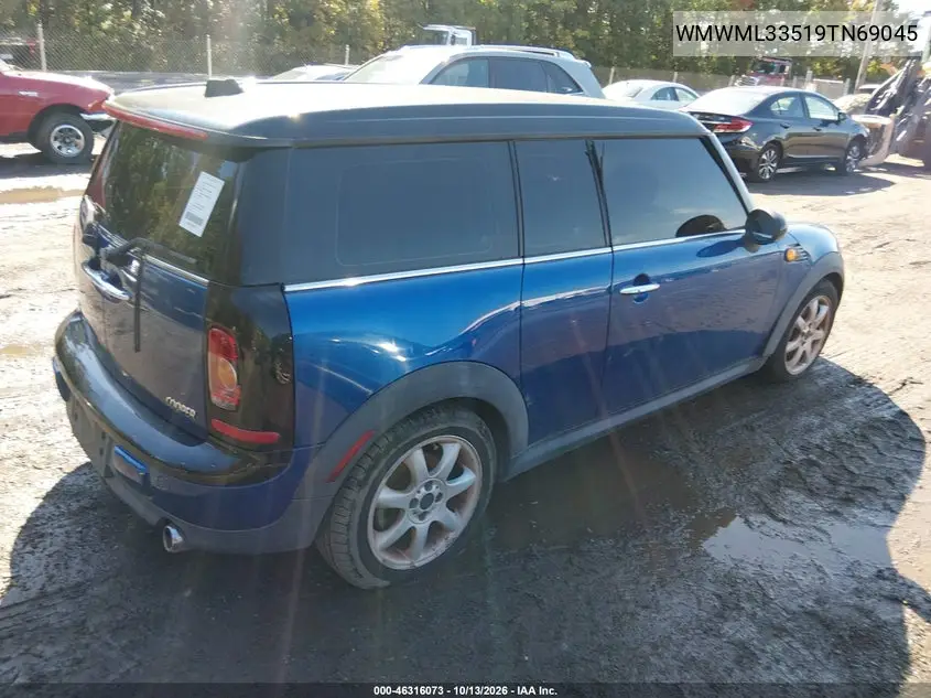 2009 MINI CLUBMAN VIN WMWML33519TN69045 — фото 4