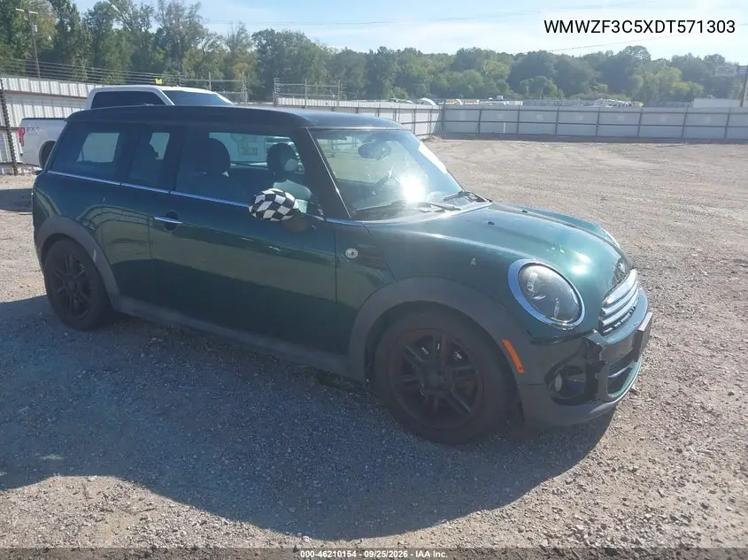 MINI CLUBMAN 2013, VIN WMWZF3C5XDT571303