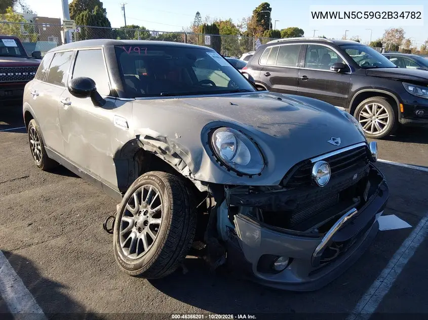 MINI CLUBMAN 2016, VIN WMWLN5C59G2B34782