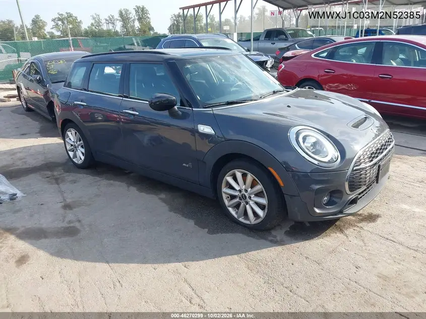 MINI CLUBMAN 2021, VIN WMWXJ1C03M2N52385