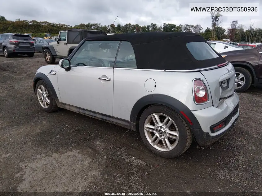 2013 MINI CONVERTIBLE VIN WMWZP3C53DT550936 — фото 3
