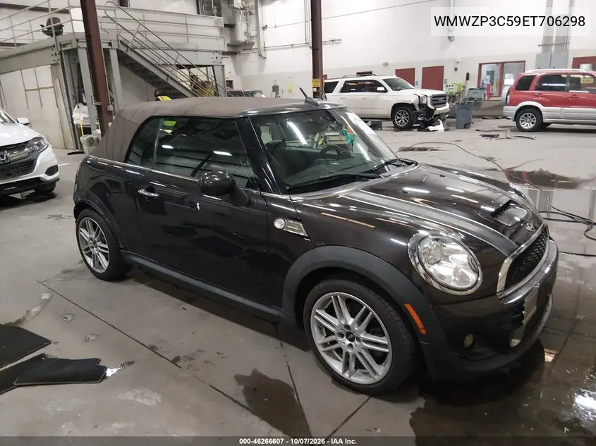 MINI CONVERTIBLE 2014, VIN WMWZP3C59ET706298