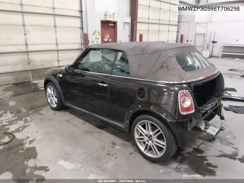2014 MINI CONVERTIBLE VIN WMWZP3C59ET706298 — фото 3