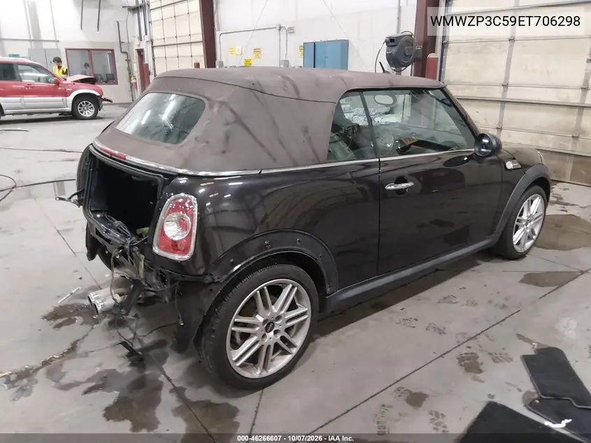 2014 MINI CONVERTIBLE VIN WMWZP3C59ET706298 — фото 4