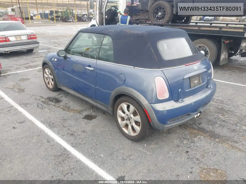 2005 MINI COOPER VIN WMWRH33435TF80091 — фото 3