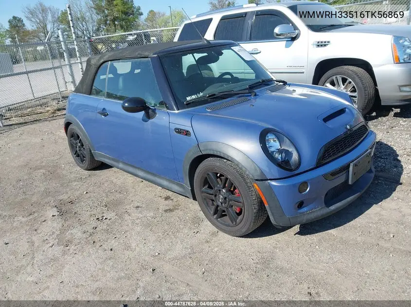 MINI COOPER 2006, VIN WMWRH33516TK56869
