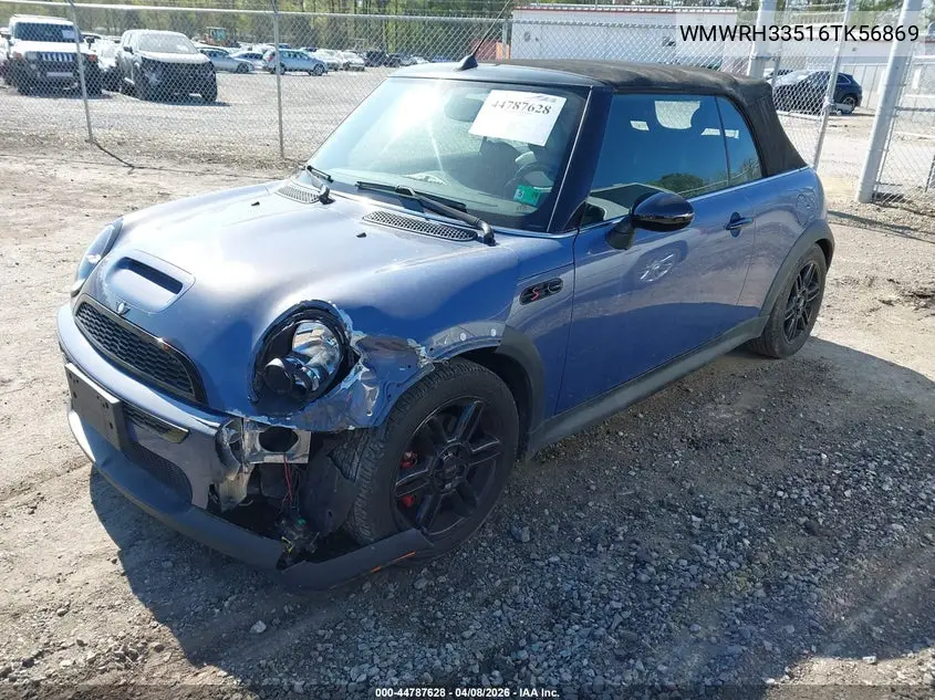 2006 MINI COOPER VIN WMWRH33516TK56869 — фото 2
