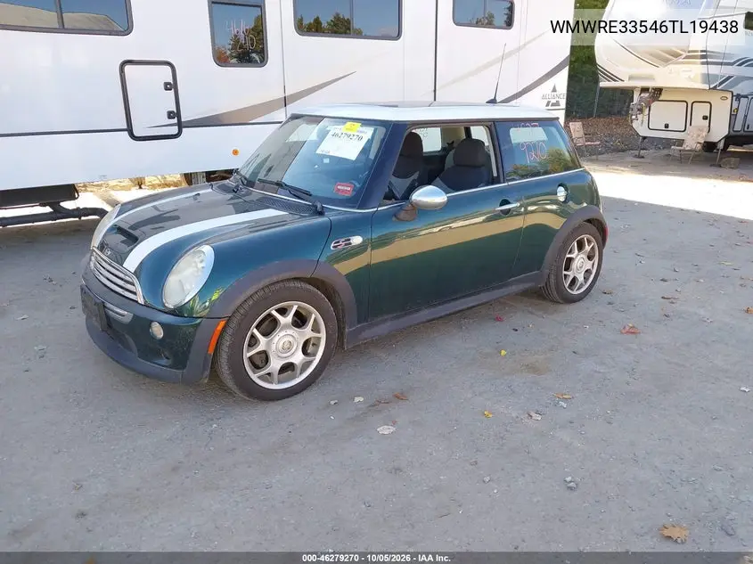 2006 MINI COOPER VIN WMWRE33546TL19438 — фото 2