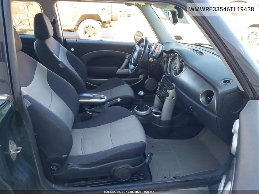 2006 MINI COOPER VIN WMWRE33546TL19438 — фото 5