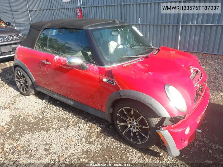 MINI COOPER 2006, VIN WMWRH33576TF87037