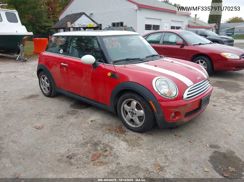 MINI COOPER 2009, VIN WMWMF33579TU70253