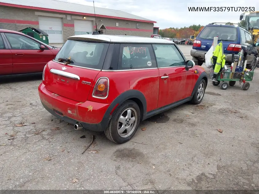2009 MINI COOPER VIN WMWMF33579TU70253 — фото 4