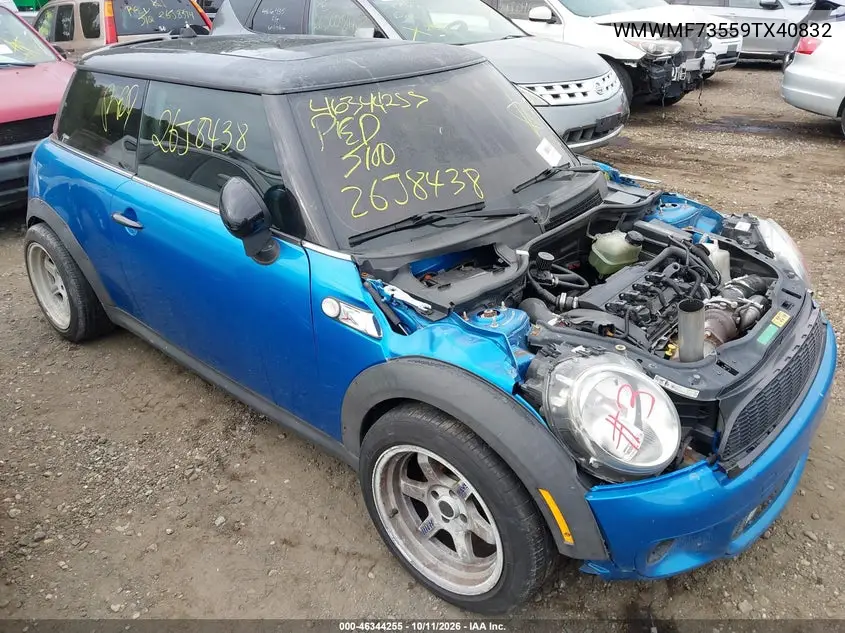 MINI COOPER 2009, VIN WMWMF73559TX40832