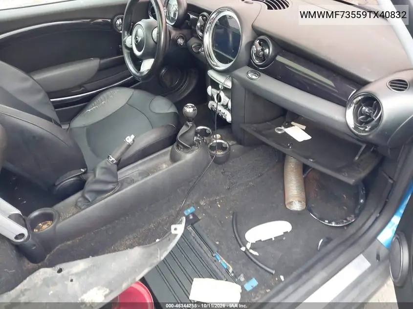 2009 MINI COOPER VIN WMWMF73559TX40832 — фото 5