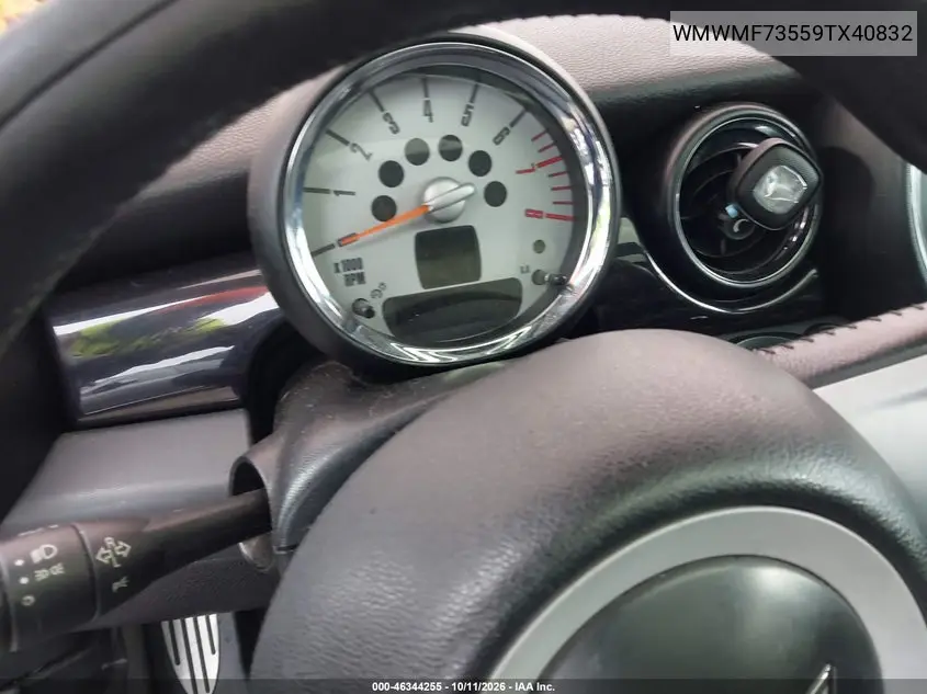 2009 MINI COOPER VIN WMWMF73559TX40832 — фото 7