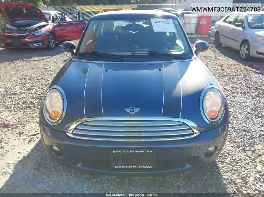 2010 MINI COOPER VIN WMWMF3C59ATZ24703 — фото 6