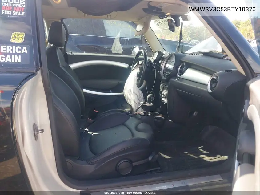 2011 MINI COOPER VIN WMWSV3C53BTY10370 — фото 5