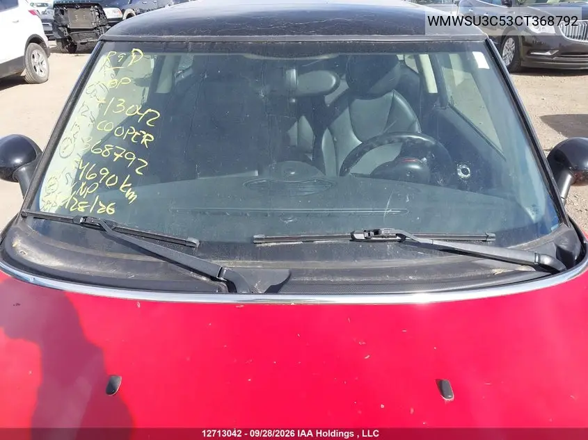 2012 MINI COOPER VIN WMWSU3C53CT368792 — фото 18